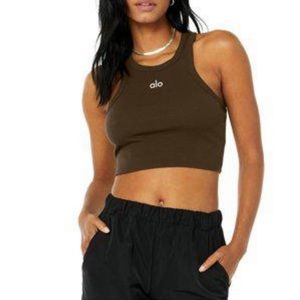 Alo Yoga Espresso Aspire Tank